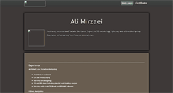 Desktop Screenshot of alimirzaei.com