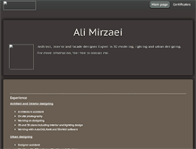 Tablet Screenshot of alimirzaei.com